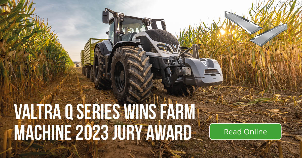 The all-new Valtra Q Series has won the much-coveted Farm Machine 2023 Jury Award. The FARM MACHINE award, formerly known as Machine of the Year, is one of the most prestigious awards in agricultural engineering. READ MORE... rwcrawford.co.uk/valtra-q-serie…