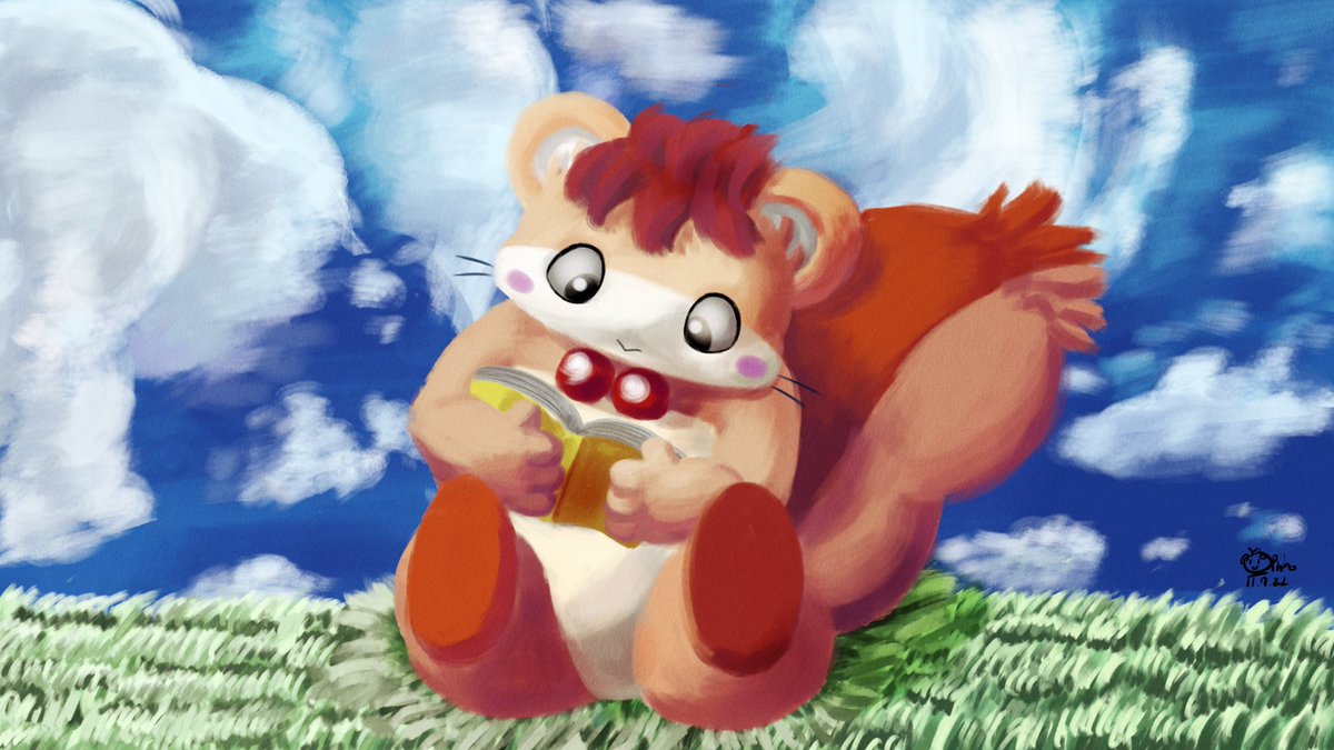 Olphirto's tweet photo. The Squirrel in the green field
#Nalong https://t.co/uFlGKh8TwF