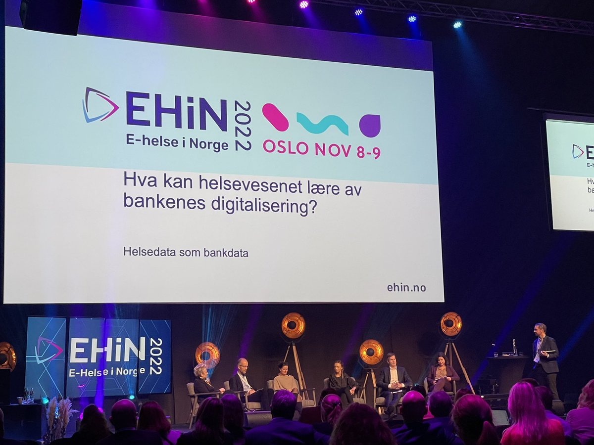 Can healthcare sector learn something from banking? An insightful panel ongoing #EHiN #tietoevry