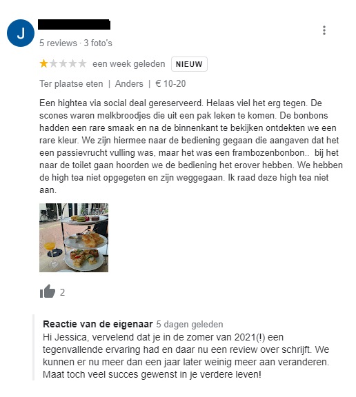 Reacties van horeca-eigenaren op Google reviews zijn mijn cringe en quilty pleasure tegelijkertijd. 'Maar toch veel succes gewenst in je verdere leven!'