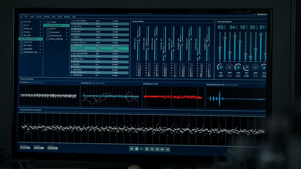 Can you identify this program? I was watching Manifest on Netflix and this showed up in Season 4 Episode 2: "All Call". I don't know a lot about the forensics side of audio but I'm curious to know if this is a real program or made for the show. #Manifest #Netflix #Flight828