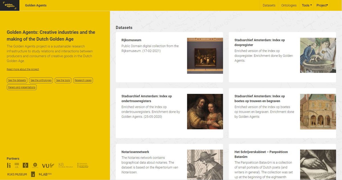 huygens_knaw's tweet photo. Vanaf vandaag vind je online de resultaten van @GoldenAgents: Ontologies, Tools en Datasets. https://t.co/KjCFch8Nhv. #digitalhistory #history #digitalinfrastructure https://t.co/FtIrgVW7ss