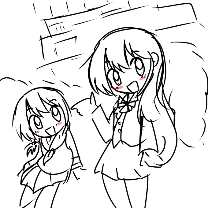 投稿イラストのイメージラフ。どこかでお目にかかれたら嬉しいですね。本番は葉書に手描きですが、失敗できない緊張感がたまらなく楽しみだったりします。 