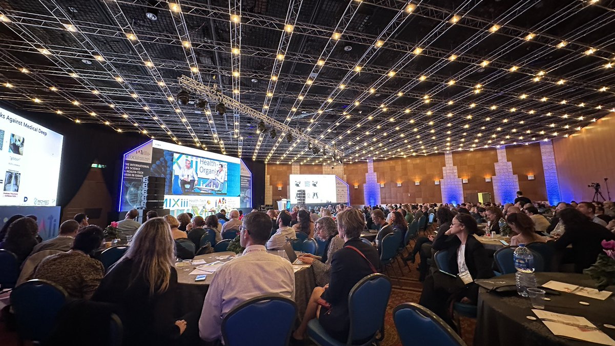A full house at #mixiii in Jerusalem discussing #innovation and the future of healthcare. Looking fwd presenting to this distinguished audience tomorrow how @GEHealthcare creates a future where healthcare has no limits.