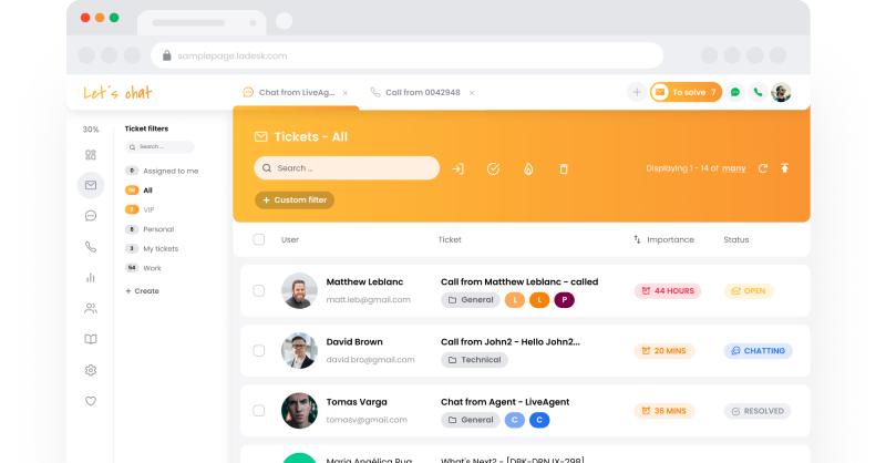LiveAgent's tweet photo. ⚡ Streamline your customer service and boost conversions with the ultimate all-in-one help desk solution - LiveAgent.

✅ Start your 30-day free trial now. No credit card required.