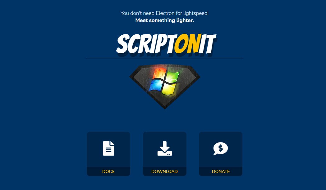 realgmatyila's tweet photo. Imagine a very-easy-to-use environment where you can use your HTML/JS/CSS skills, but also access the local files and work like a real application! This is the idea behind Scriptonit. #scriptonit @kellnerdenes #100DaysOfCode https://t.co/V8eGB897YW