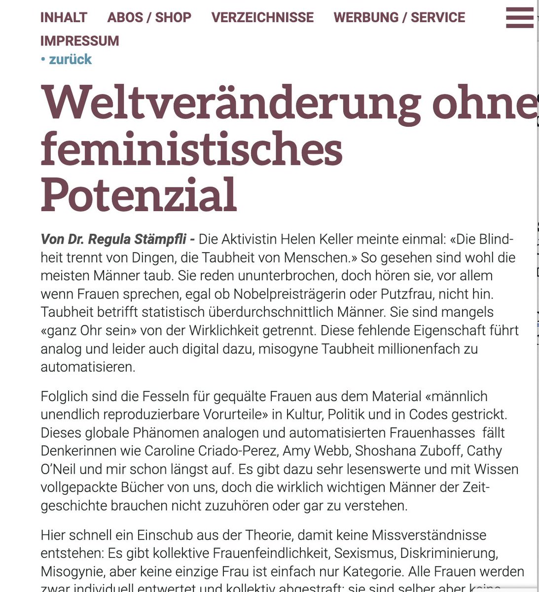 laStaempfli's tweet photo. Gegenwartstheater leidet unter #Selfism der #Schauprozessintendanten & alte marxistische, sexistische Ideen mit Theorie-Hegemonie #Iran #Afghanistan #Hongkong fehlen deshalb & Frauen (junge werden immer wieder neu verschleisst, gestandene unterdrückt) https://t.co/Tt40cBZc43 https://t.co/3bQPHlbigv
