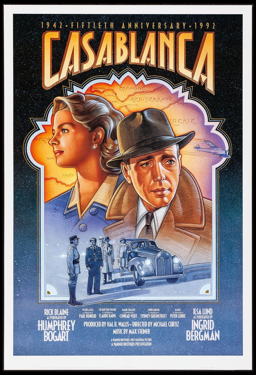 Rakstīta kā luga "Everybody Comes to Rick's" ar darbības vietu Lisabonā, filma CASABLANCA tapa par spīti visiem apstākļiem - bet nu jau 80 gadus priecē skatītājus!

📅 27.11 <a href="/forumcinemaslv/">Forum Cinemas</a> priecēs arī mūs, ar <a href="/ditarietuma/">dita rietuma</a> ievadvārdiem.

🎟️ BIĻETES te: bit.ly/3Sm4FdY
