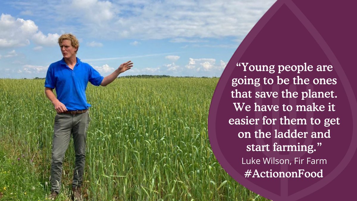 Young farmer Luke Wilson can see the potential of #Agroecology to improve life for the next generation. The innovation at Fir Farm shows why #ActionOnFood should be on the table at #COP27. Full #FieldGuideForTheFuture story ffcc.co.uk/field-guide-fo…