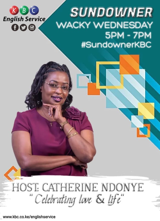 WACKY WEDNESDAY is here! 🤩💃🕺 You know what to do guys. Flood in those requests for the Sundowner show on our Facebook page. Ensure your request fits the bill and remember to indicate your location See you at the top of the hour, 5pm. @CatherineNdonye ^PMN #SundownerKBC
