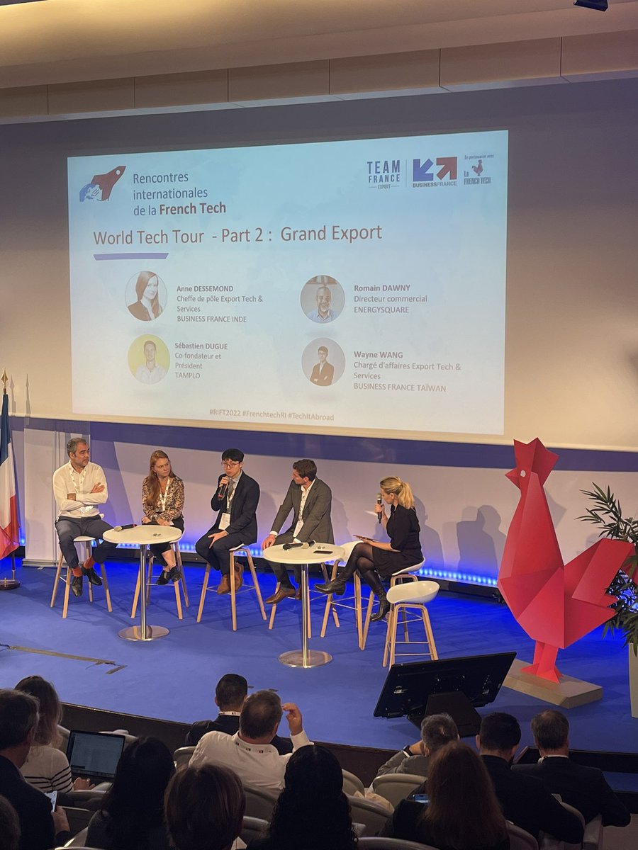 belhadj_fadwa's tweet photo. #RIFT2022 Focus Grand Export â, avec :
đïž@Anne Dessemond, @Business France India
đïž@Romain Dawny, @energysquare
đïž@Sebastien DuguĂ©, @tamplo
đïž@Wayne (kuan-ju) Wang, @Business France north-east asia
#Techitabroad https://t.co/sa3WaZbGye