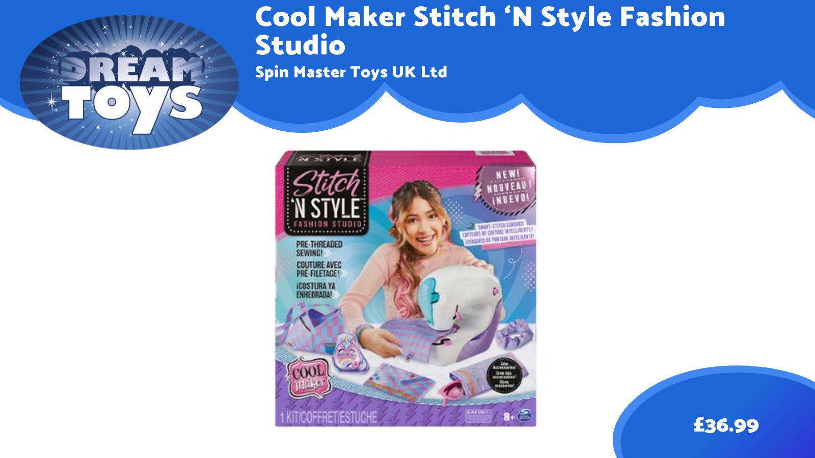 Spin Master - Cool Maker Cool Maker, Stitch 'N Style Fashion