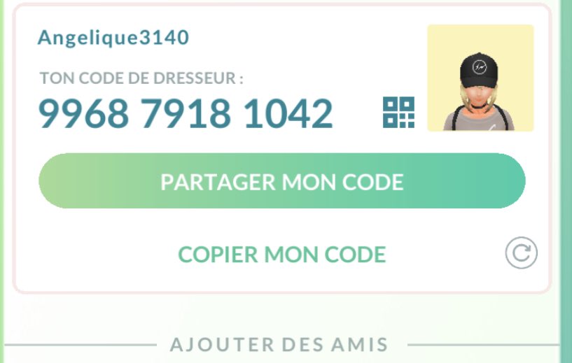angel3140's tweet photo. Ajouter moi ;-) 

#PokemonGo #PokemonGOfriends https://t.co/5UnbYNjIOm