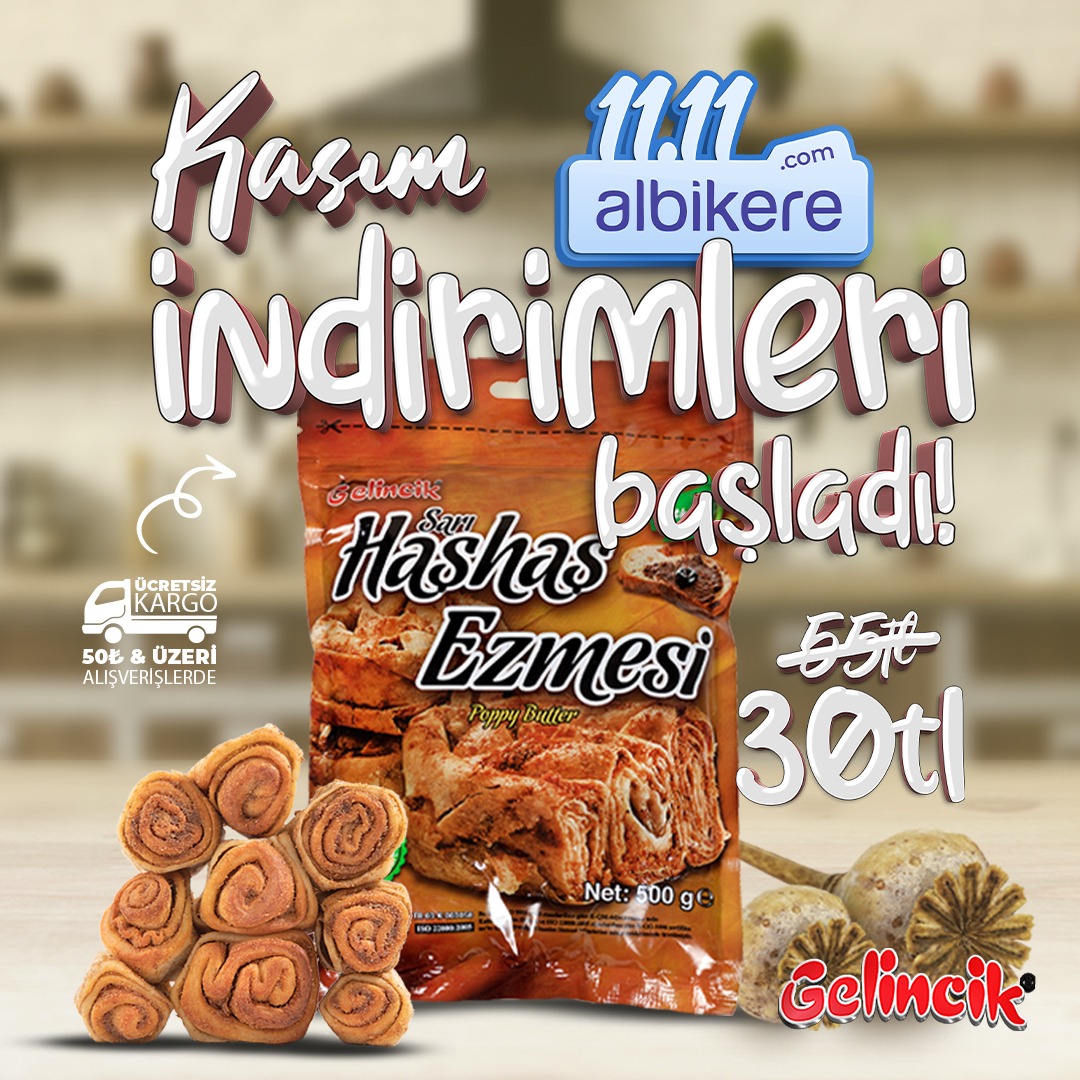Gelincik Haşhaş mağazamızda 11.11 indirimi!
11.11 Süper indirim gece 00:00'da Başlıyor! Mobil uygulama ve albikere.com ’da sizleri bekliyor.

.
.
#albikere #albikerenoktakom #albikerecom #gelincik #leblebikreması #çikolata #haşhaş #haşhaşella #haşhaşkreması #sarıhaşhaş