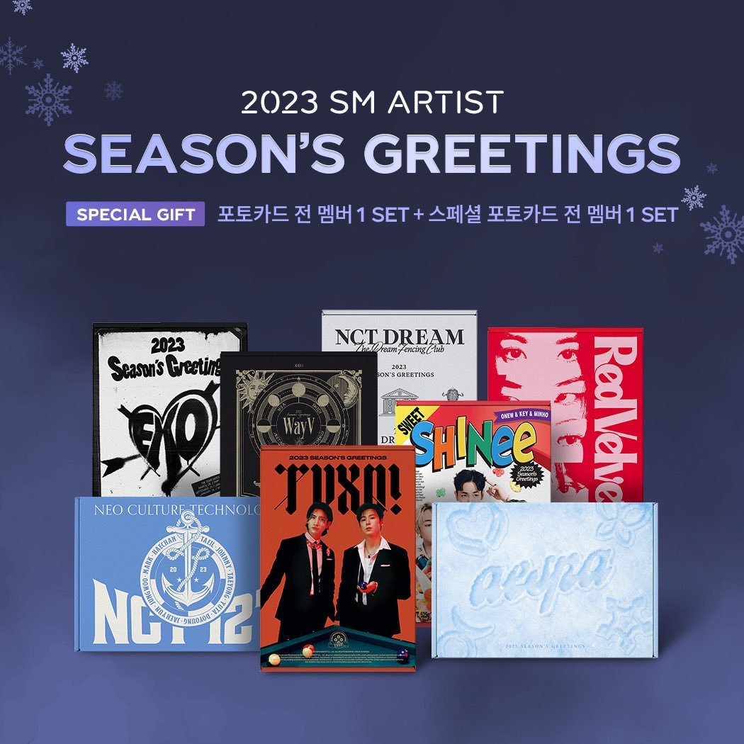 PuchiBaby_Shop's tweet photo. [Pre] SM Season’s Greetings 2023

🍎 สั่งได้ทุกวง 
🛳 ส่งกลับเรือด่วน
🏎  Ktown4u : 1590.-
🧸  sm / 11st / aladin / yes24 / with drama / applemusic : 1750.-

📮 100/120 flash 100

#ตลาดนัดnctdream #ตลาดนัดwayv #ตลาดนัดnct127 https://t.co/8ZbU7GVBfj