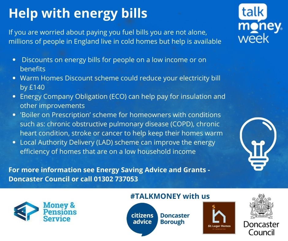 StLegerHomes's tweet photo. This week is #TalkMoneyWeek and in partnership with @CABDoncaster over the next few days, we will be sharing helpful information and tips on keeping your finances secure. https://t.co/48tLqu0Cdd