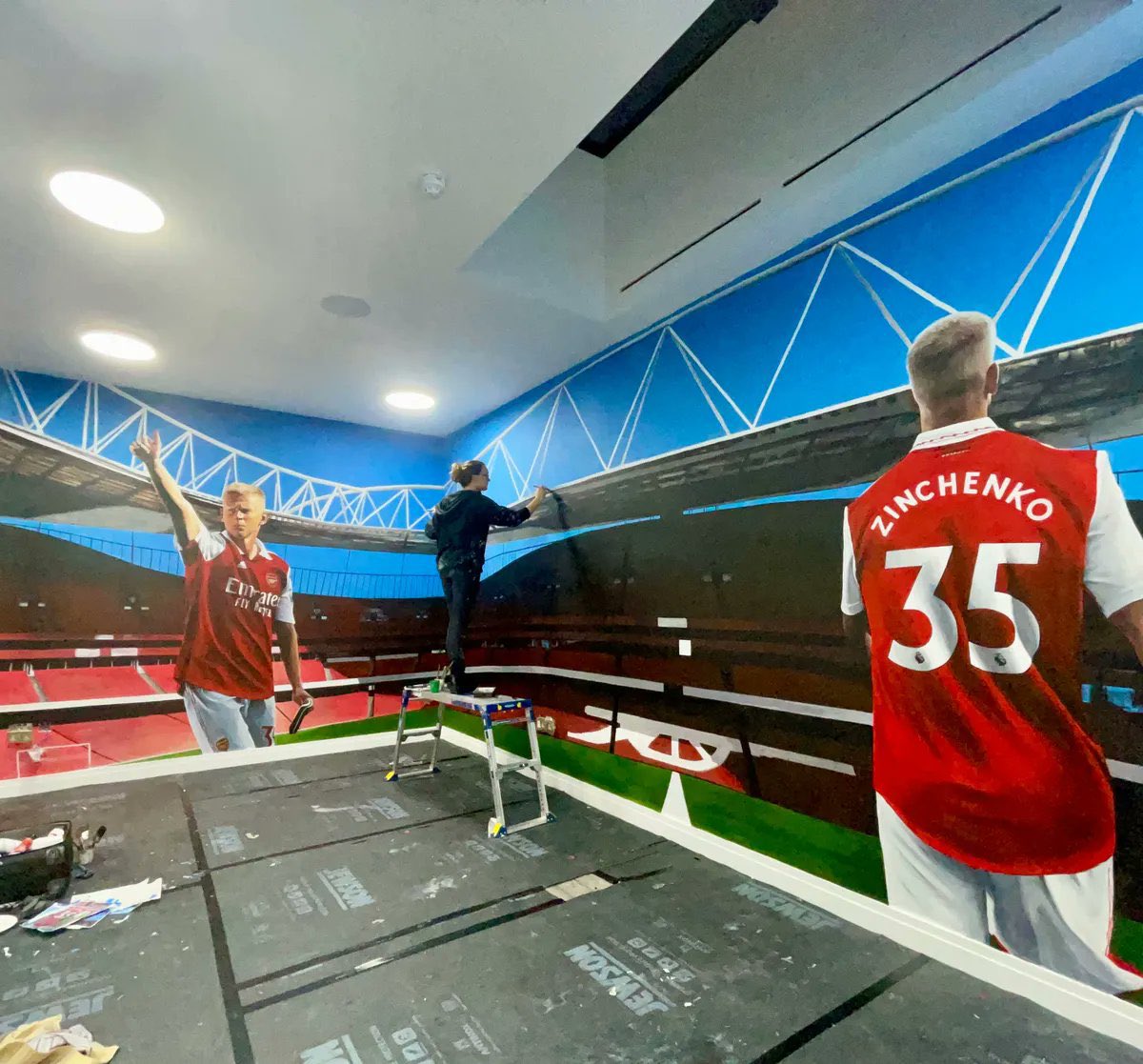 afcstuff on Twitter "Oleksandr Zinchenko’s new home gym after