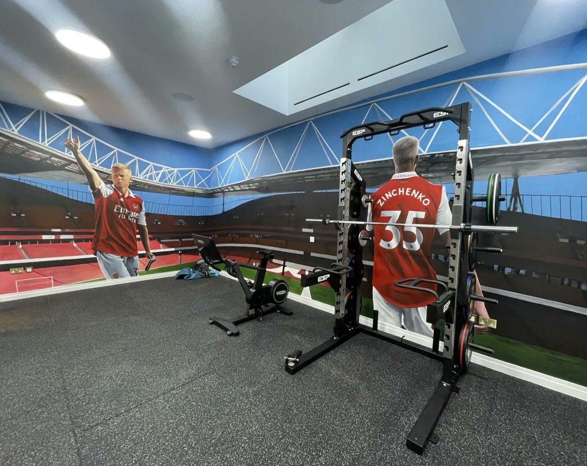 afcstuff on Twitter "Oleksandr Zinchenko’s new home gym after