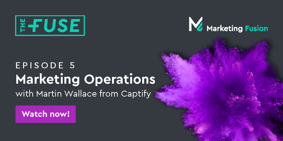 virginiabray's tweet photo. Episode 5 of The Fuse was amazing! 🔥
Martin from @Captify gives us his insights into sustainability and systems and the role they play in optimising Marketing Ops right now.
Use the link below to watch. 👇
https://t.co/8WHyACnBfy
#thefuse #B2Bmarketing #marketingoperations https://t.co/rPGBdy6bFo