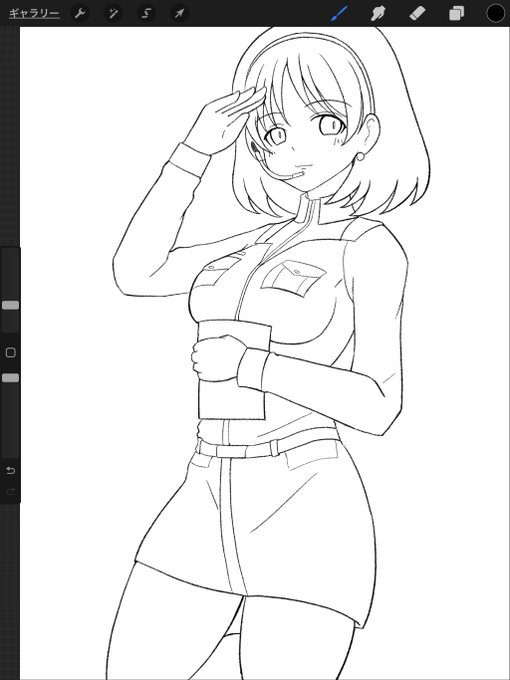 線画。

塗る。 https://t.co/2LNH8HCOd4 