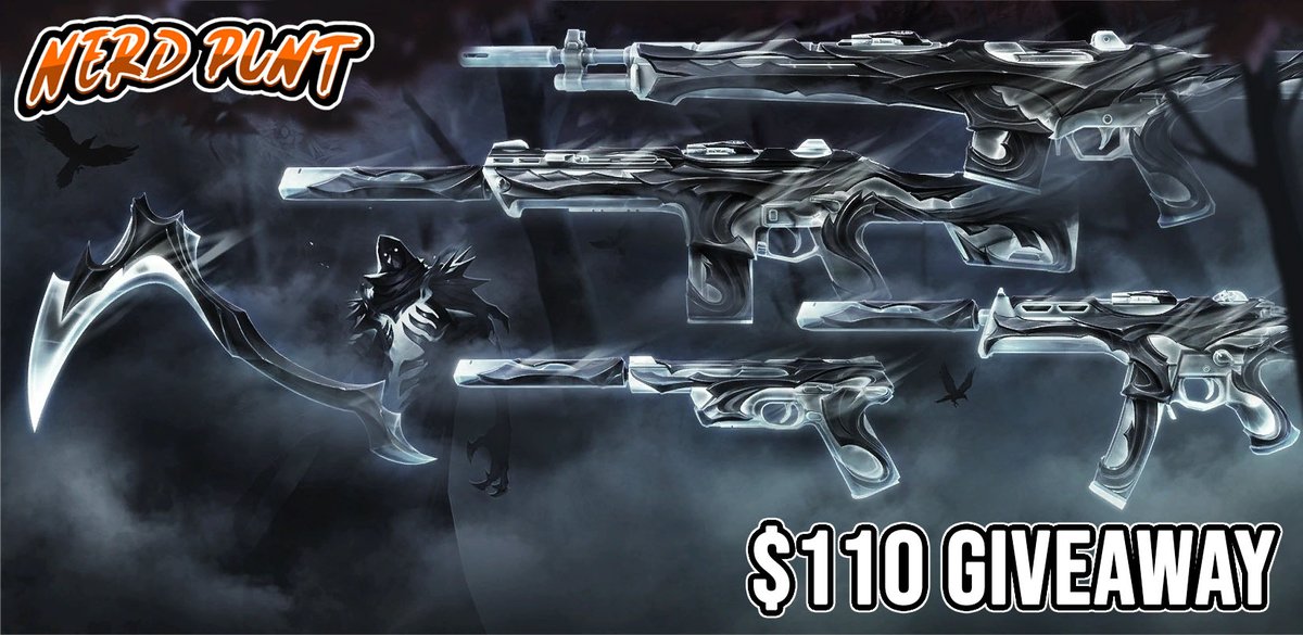 👻VALORANT SOULSTRIFE COLLECTION GIVEAWAY👻

❤️‍🔥LIKE &amp; RETWEET
💞TAG 2 FRIENDS
💖FOLLOW <a href="/NerdPunt/">NerdPunt</a>
 
WINNER WILL BE ANNOUNCED IN 7 DAYS (Nov. 16th)
❗GET IN QUICK❗
(Must have PayPal)