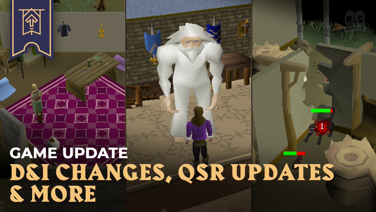 ⚙ GAME UPDATE DAY ⚙ 🛠 This week's - Old School Runescape