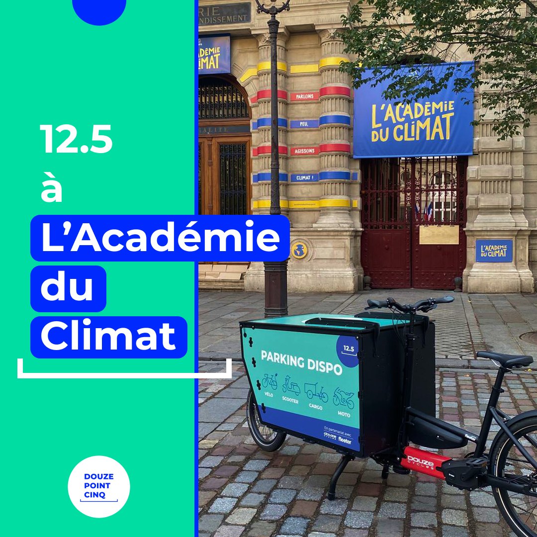 12.5 sera présent à l’Académie du Climat aujourd’hui !

Intervenant pour la Ville de Paris et invité pour le lancement de la Fédération professionnelle de #cyclologistique, 12.5 œuvre à favoriser la logistique du dernier kilomètre décarbonée. 🚲

#velocargo  #cargoparis