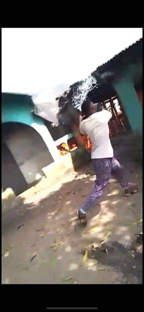 UzorChukwu20's tweet photo. Some pictures showing the aftermath of the Nigeria Army invasion of a peaceful Izombe community of Imo State where an uncountable number of villagers were killed and many bodies burnt. 
We need a free nation of Biafra not a destructive Nigeria.

Family Writers Press International https://t.co/ovE2x6SlMX