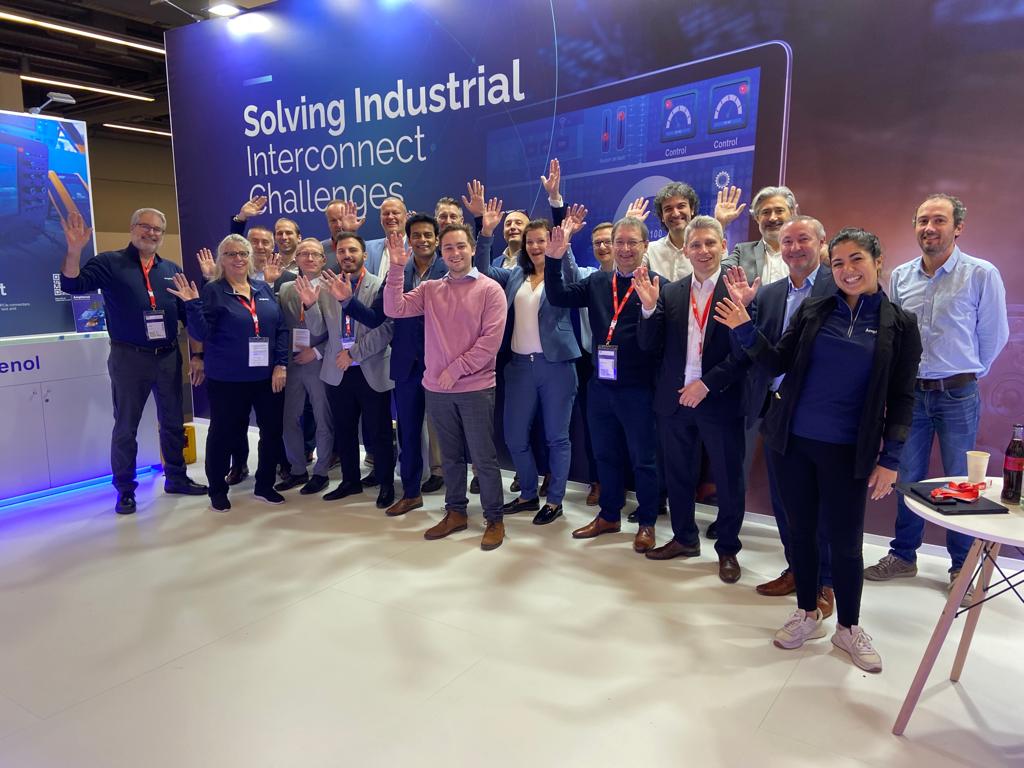 Good morning, Nuremberg! Our radiant #SPS 2022 team is ready for you. Meet our experts at booth 430 to find the #automation solution that’s right for you. Let’s simplify and standardize the way you work.
 
#SPS_live #BringingAutomationToLife #WeAreSPS22 #Amphenol