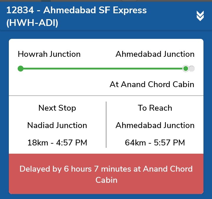 OhhwXMB's tweet photo. @RailwaySeva @PMOIndia @RailMinIndia @AshwiniVaishnaw @IRCTCofficial Now it's almost 6 hours. Lol. Fast nahi ho sakta to aur slow!???
@RailMinIndia @RailwaySeva https://t.co/shkaZq1AKB