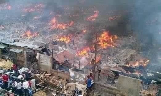ChinasaNworu's tweet photo. Photo of  the aftermath of the #Nigeria Army invasion of a peaceful Izombe community of Imo State where an uncountable number of villagers were killed &amp; many bodies burnt. 
We need a free nation of #Biafra not a destructive Nigeria.@EUinNigeria @real_IpobDOS @ZambianObserver https://t.co/HTwMLbutaK