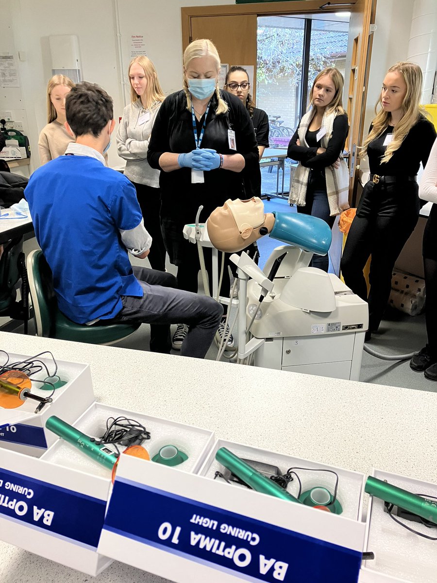 We are having an amazing morning with young people from all over Berkshire who are finding out more about dental careers