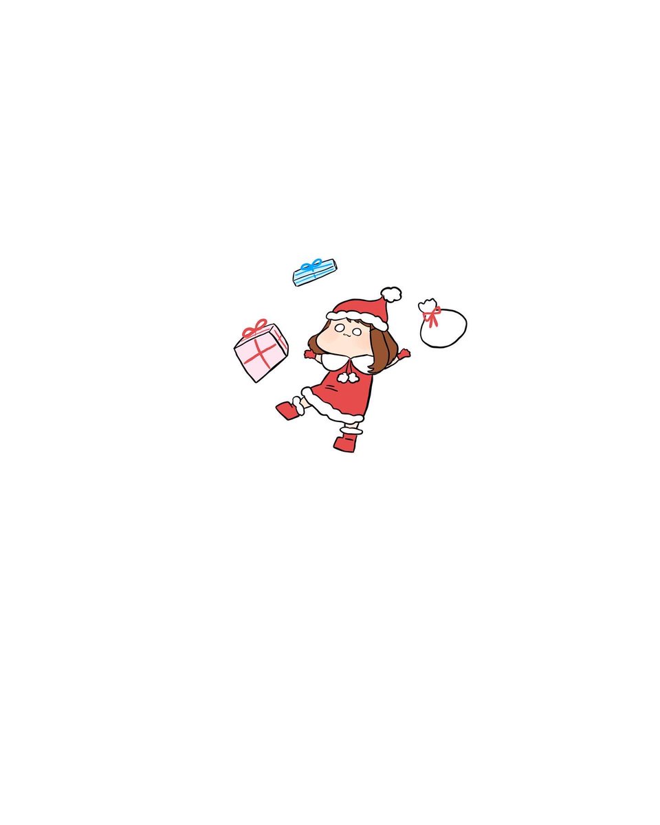 1girl santa hat 1boy santa costume hat white background simple background  illustration images