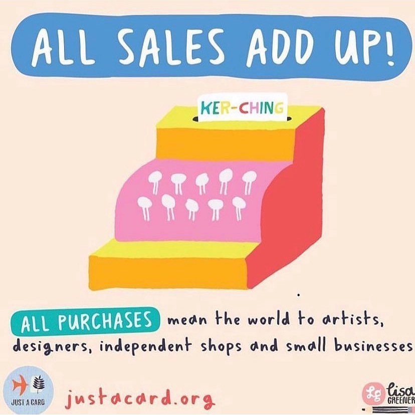 Justacard1's tweet photo. DON’T you just love our gorgeous JUST A CARD till?! 
Please share it far &amp; wide to help spread our vital message!
Designed for us by wonderful artist @LisaGreener it's available for you to use in our resources bundle at https://t.co/Z1qqXvj1sg
#justacard #smallbusiness https://t.co/ly7bZS4kmA