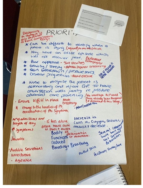 gill_oakley1's tweet photo. Great days work @UCLanSupport - Palliative Care Practice CPD module, exploring care of the dying person. Great discussions and shared learning. #PalliativeCare #dyingmatters #uclan #palliativecaremodule #lifelonglearning #5priorities #lovemyjob https://t.co/ESLKsiww9J