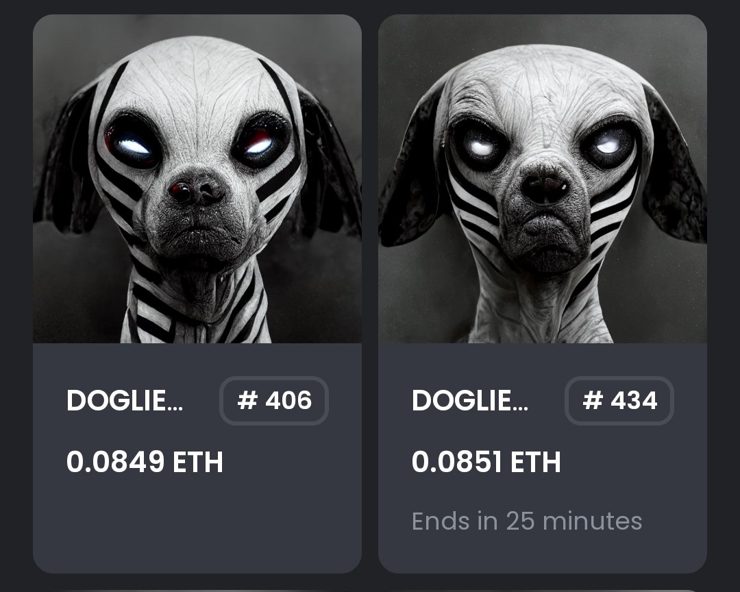 2 very rare Zebarians on the floor 👀 Adopt them before it is to late: opensea.io/collection/dog…

👽🐶 <a href="/dogliens/">Dogliens</a> #NFT #NFTCommunity #NFTStorytelling #NFTalpha #NFTs #NFTshill