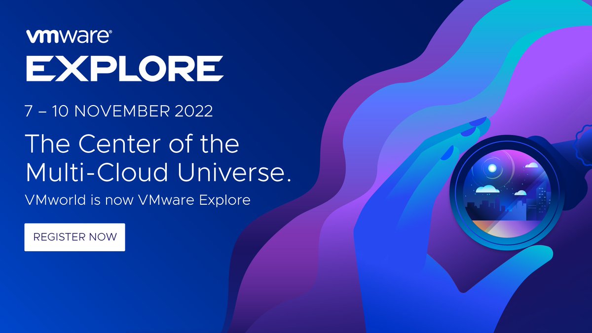 I'm ready to discover the center of the multi-cloud universe at #VMwareExplore! Join us for 600+ in-person and online sessions at this year's event including visionary keynotes, hands-on labs, breakout sessions, and more. ✨ infl.tv/lg79