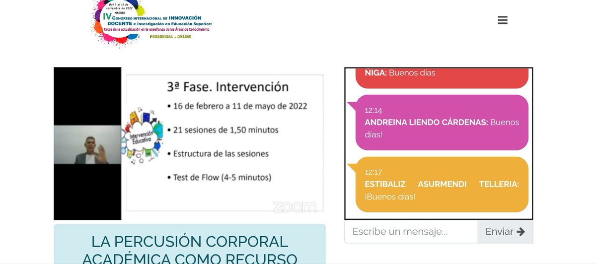 cidico's tweet photo. 📢¿Quieres saber más sobre "LA PERCUSIÓN CORPORAL ACADÉMICA COMO RECURSO PARA LA INVESTIGACIÓN"?
Puedes hacerlo en el #IVCIDICO con el SIMPOSIO coordinado por el Dr. Antonio Francisco Arnau Molla. Síguelo en Directo en👀⬇️
https://t.co/o6su4h3y6e https://t.co/mIkbmm74Gl