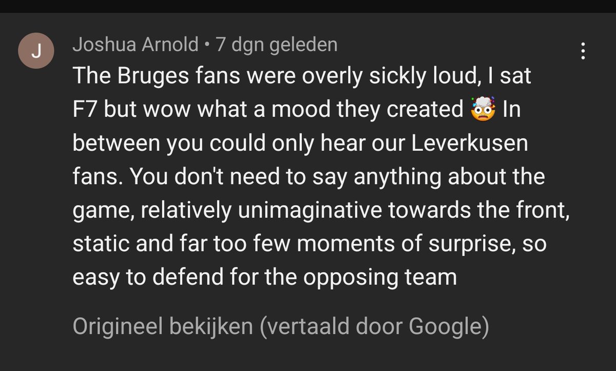 We krijgen veel respect voor onze sfeer op Leverkusen van de thuis fans! Blijft een machtige away 🔵⚫️