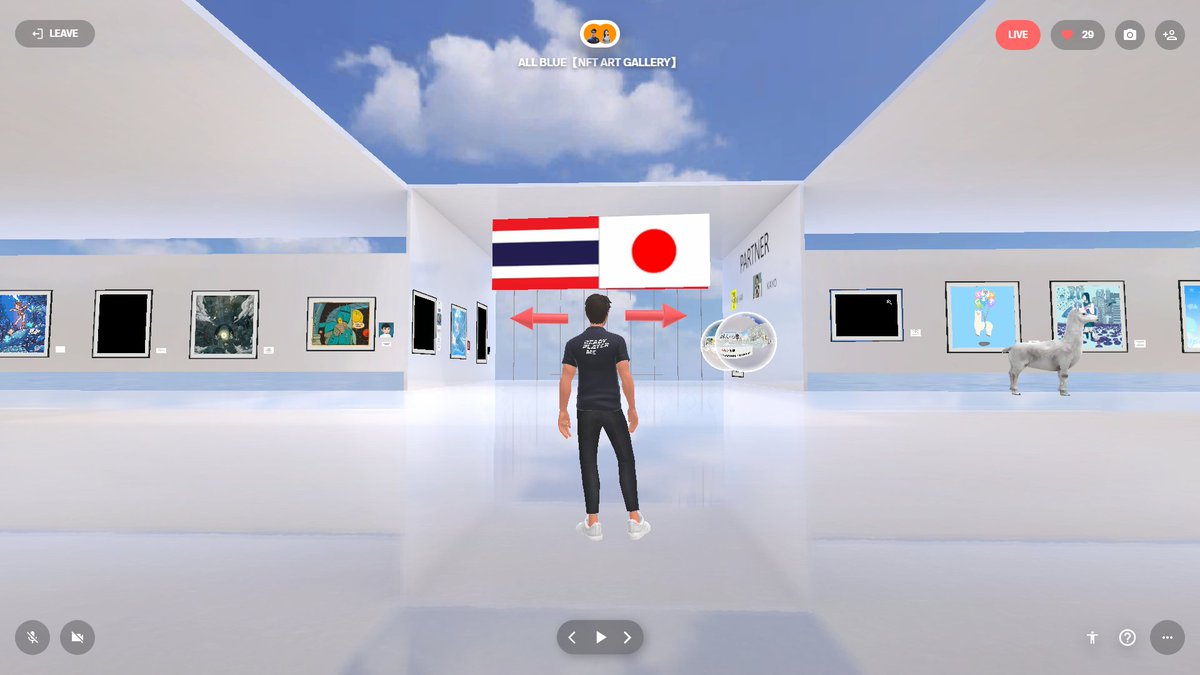 sxo296club's tweet photo. "COME AND SEE NEO Y-MAN GGGG STORY"
.
🇹🇭🇯🇵Japan x Thailand NFT collaboration exhibition "ALL BLUE" in Spatial app and see more 40 artist at this event
.
Thank you @brosbrosbros123 @chlorophilly_ for super good event🔵
link bellow⤵️
.
#sxo296
#ALLBLUE #JapaneseNFTworld #JNW3rd https://t.co/kmk5Nj2Pxs