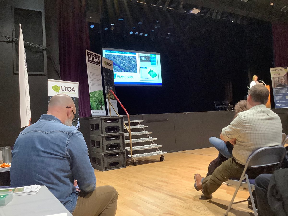 RussellHorsey's tweet photo. Great to be back at #NTOC23 meeting up with people and hearing some great presentations On how quickly things are moving on and how data is helping tree officers #treeplotter #urbanforestry @theicf https://t.co/FFyQdYD0VD