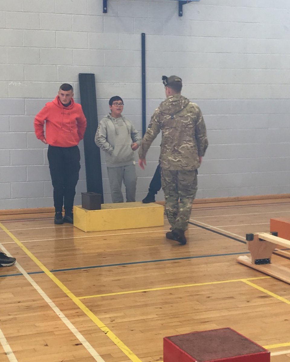 basketballscot's tweet photo. Our young people at @LochendHigh were recently visited by the Army who delivered their Skills Elite Training programme. Our YP had a great time participating in team building activities, problem-solving skills &amp; discussing the available employability options. 
@CashBackScot https://t.co/aFTToJfV8D
