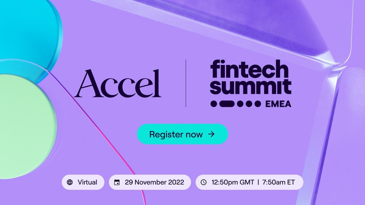 What does the future hold for payments & #fintech infrastructure? Join the virtual audience at our Fintech Summit EMEA & hear what @GoCardless, @MolliePayments, @Plaid, @primer_io, @swanapi, @tink & @UKSuperPayments think lies ahead! accel.com/noteworthy/unv…