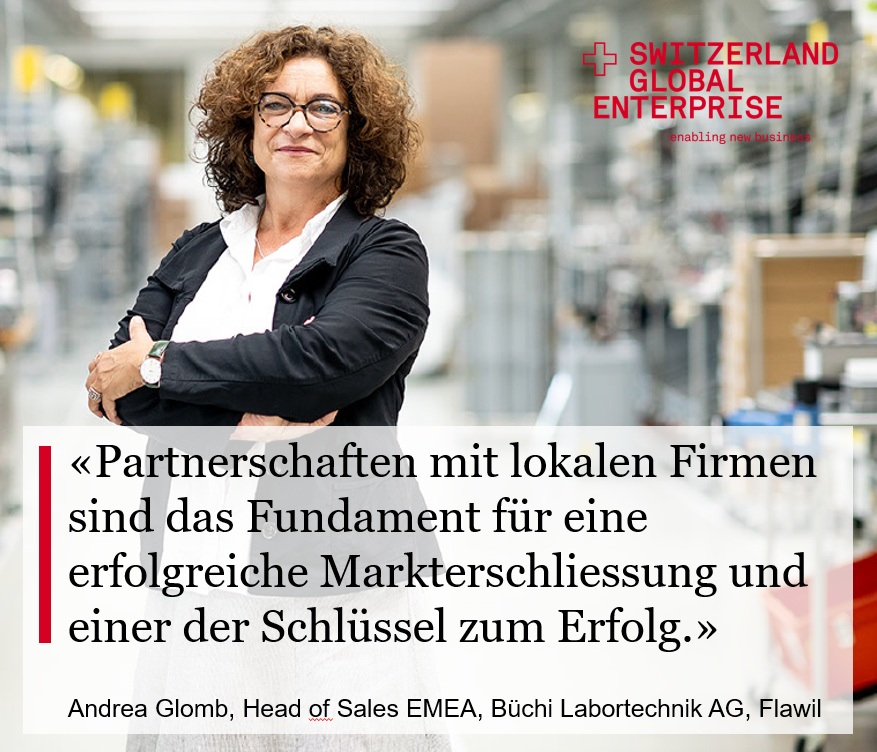 Mit ihrer konsequenten Go-to-Market-Strategie hat Büchi 2022 die #ExportAward Jury überzeugt. 

Das KMU generiert 97% des Umsatzes im Ausland, verfügt über Tochtergesellschaften und Vertriebspartner weltweit.

Wie überzeugen Sie die Jury? Jetzt bewerben: s-ge.com/exportaward