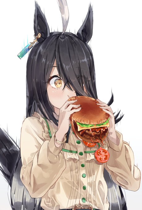 「アホ毛 ハンバーガー」のTwitter画像/イラスト(人気順)