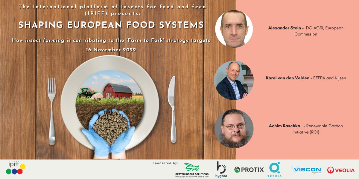 🍽️IPIFF Annual conference: meet the speakers

During the second part of the morning session, we will welcome:

- Economy Analyst @EUAgri, @EU_Commission, #AlexanderStein;

- @EFFPA_EU representative #KarelvanderVelden;

- #RCI and @novaInstitut representative #AchimRaschka.

1/2