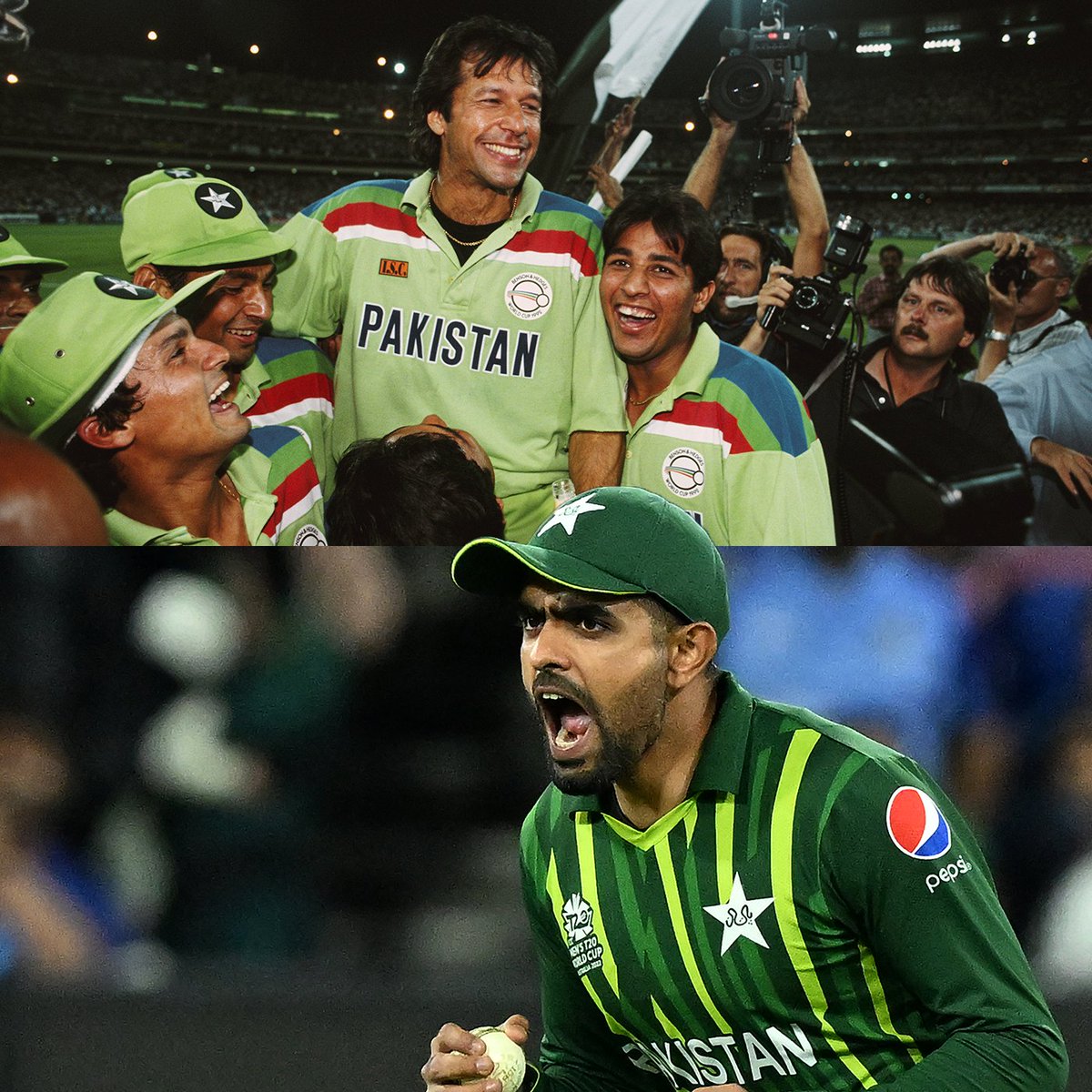 30 years on, Pakistan will play another World Cup final at the MCG! 🇵🇰

#T20WorldCup