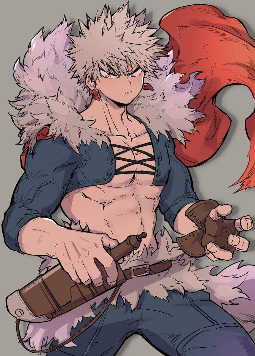 " w-wow kacchan you look so good!"