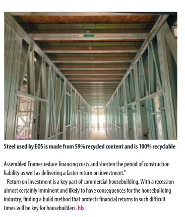 EOS_Framing's tweet image. EOS features in @housebuildermag Go to P62 to read how our advanced #LightSteelFrame systems approach can save time &amp;amp; money without impacting on quality &amp;amp; performance. @SCIsteel @LSF_Association #BOPAS #30YearWarranty
edition.pagesuite-professional.co.uk/html5/reader/p…