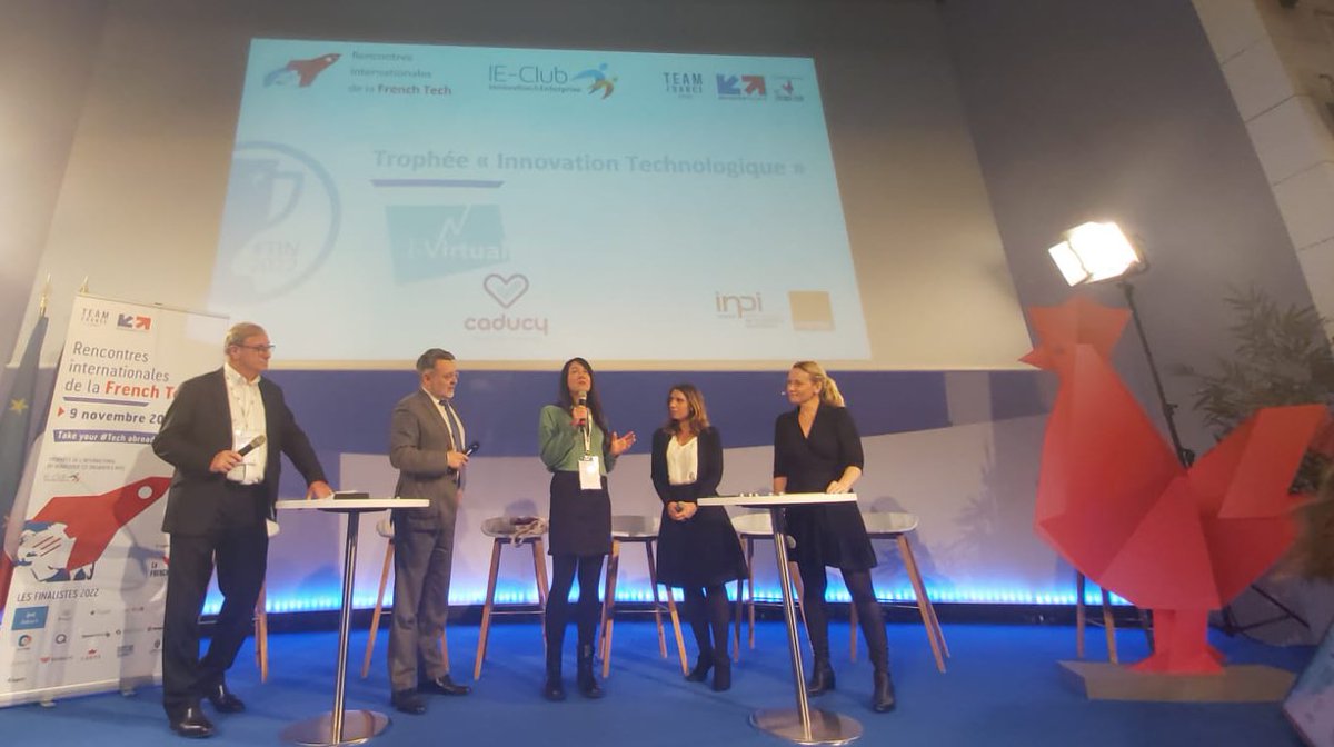 belhadj_fadwa's tweet image. #RIFT2022 🏆 Remise du Prix #Innovation technologique par @INPI France et @Orange
👏 Félicitations à @I-Virtual !
#FrenchTechRI #Techitabroad 
@IEClub @businessfrance